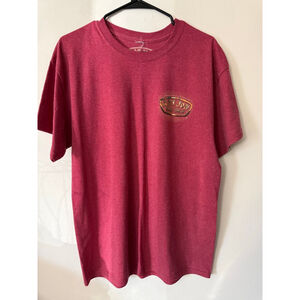 Men's Ron Jon Surf Shop Red Gold Short Sleeve Tee L